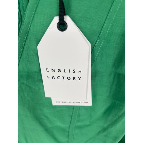 TUCKERNUCK English Factory Spring Green Loraine Mini Dress NWT Size Large - Picture 10 of 12